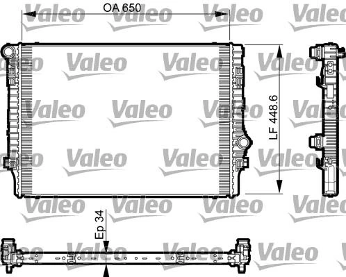 735548 VALEO Chłodnica silnika