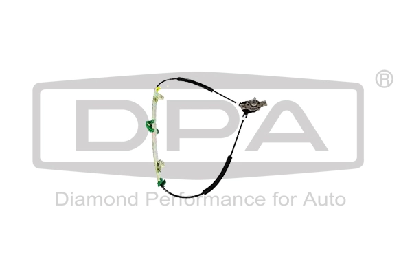  Mechanizm podnoszenia szyby drzwi przednich lewych Volkswagen Golf 2