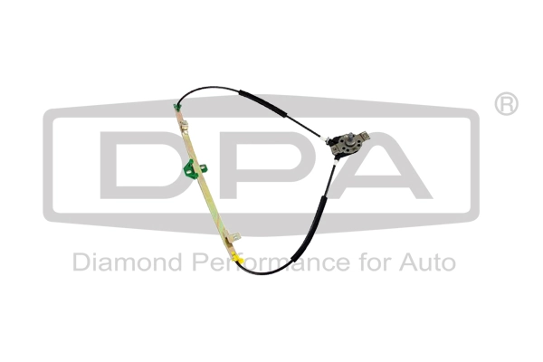 Mechanizm podnoszenia szyby drzwi przednich prawych do Audi 80 B3 89, 89Q, 8A