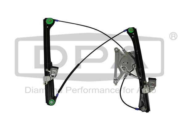 Do koszyka Mechanizm podnoszenia szyby drzwi przednich prawych Audi A4 B5 8D2