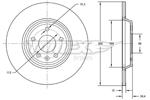 Tarcza hamulcowa tylna do Audi Q5  8RB