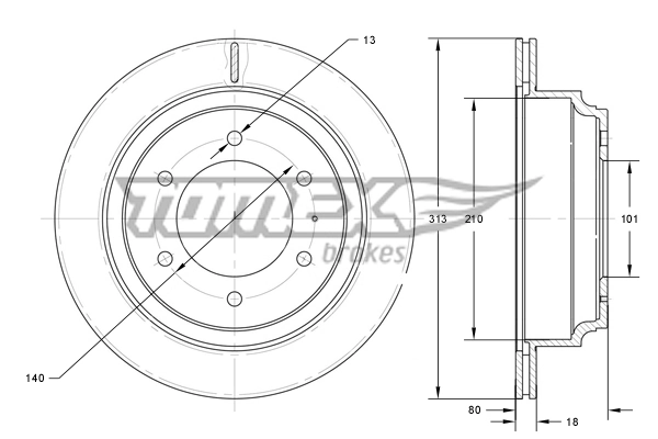 Tarcza hamulcowa tylna Opel Frontera B SUV (6B) (1998 - 2003) cena, od 51,63 USD