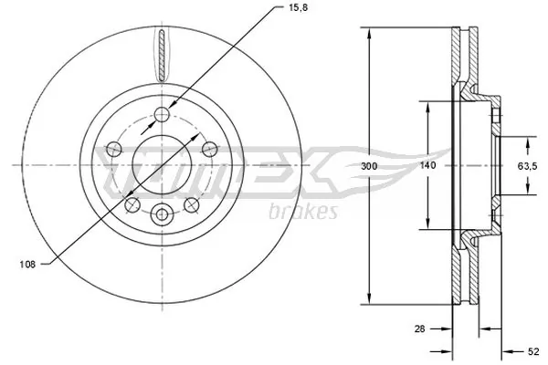 Do koszyka Tarcza hamulcowa przednia Ford S-Max  CA1