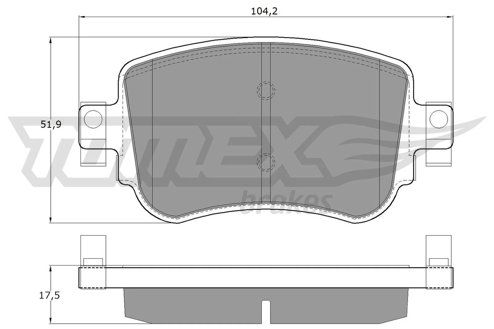 Okładziny (klocki) do hamulców tarczowych tylne Volkswagen Caddy IV kombi (SAB, SAJ) (2015 - 2020) cena, od 27,38 USD