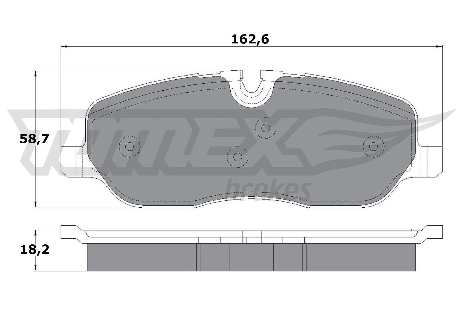 Do koszyka Klocki hamulcowe przednie tarczowe Land Rover Range Rover III L322