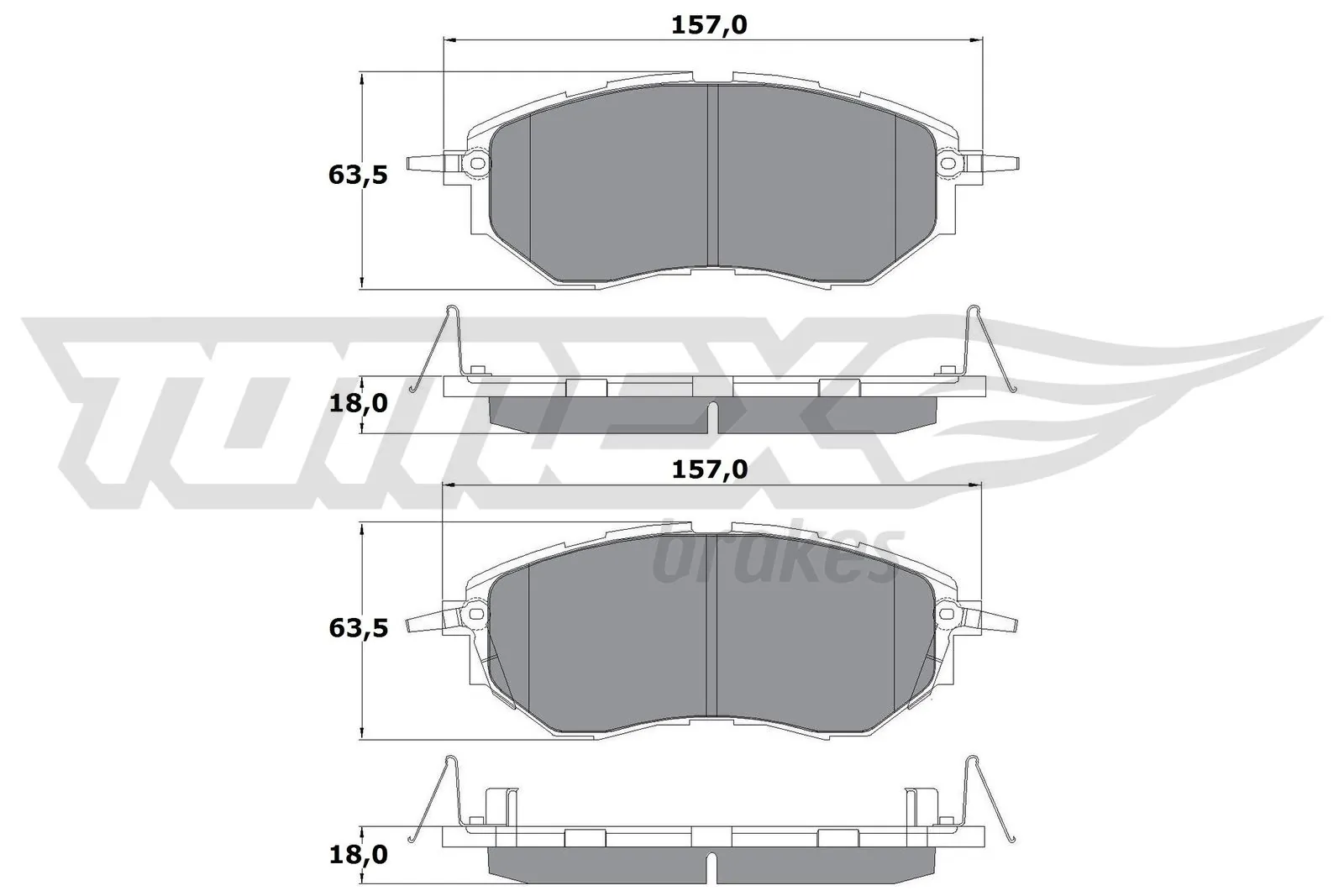 Klocki hamulcowe przednie tarczowe Toyota 26296XA010 cena, od 29,63 USD