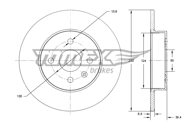 Tarcza hamulcowa tylna Volkswagen Polo III hatchback (6N2) (1999 - 2001) cena, od 26,95 USD