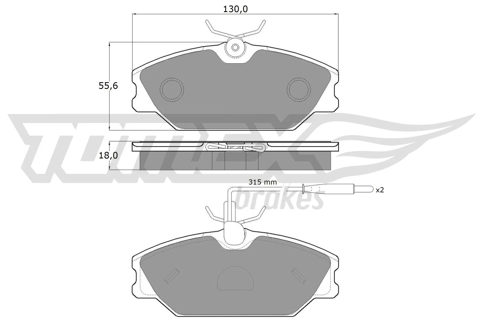 Klocki hamulcowe przednie tarczowe Renault Safrane I hatchback (B54) (1992 - 1996) cena, od 27,77 USD