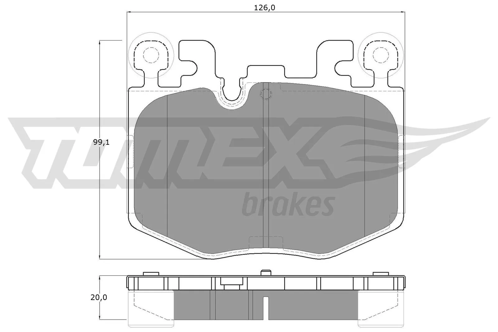 Do koszyka Klocki hamulcowe przednie tarczowe BMW 7  G11, G12