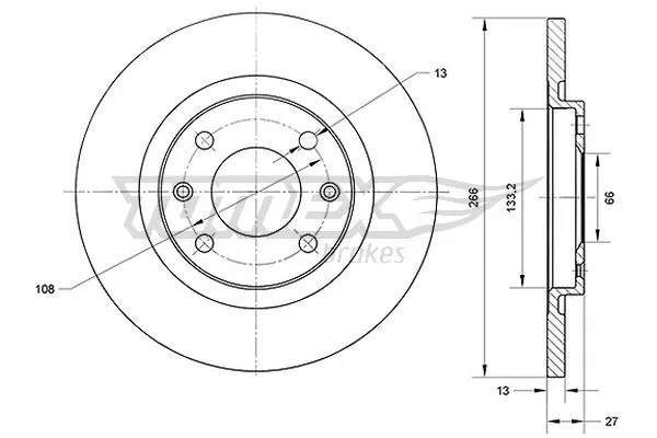 Do koszyka 60703487 Fiat/Alfa/Lancia Tarcza hamulcowa przednia