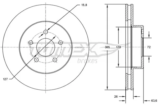 Tarcza hamulcowa przednia Jeep Cherokee II SUV (XJ) (1988 - 2001) cena, od 65,94 USD