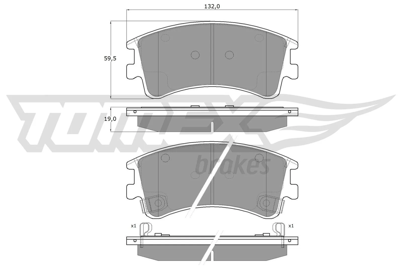 Klocki hamulcowe przednie tarczowe G2YS3328Z Nissan/Infiniti