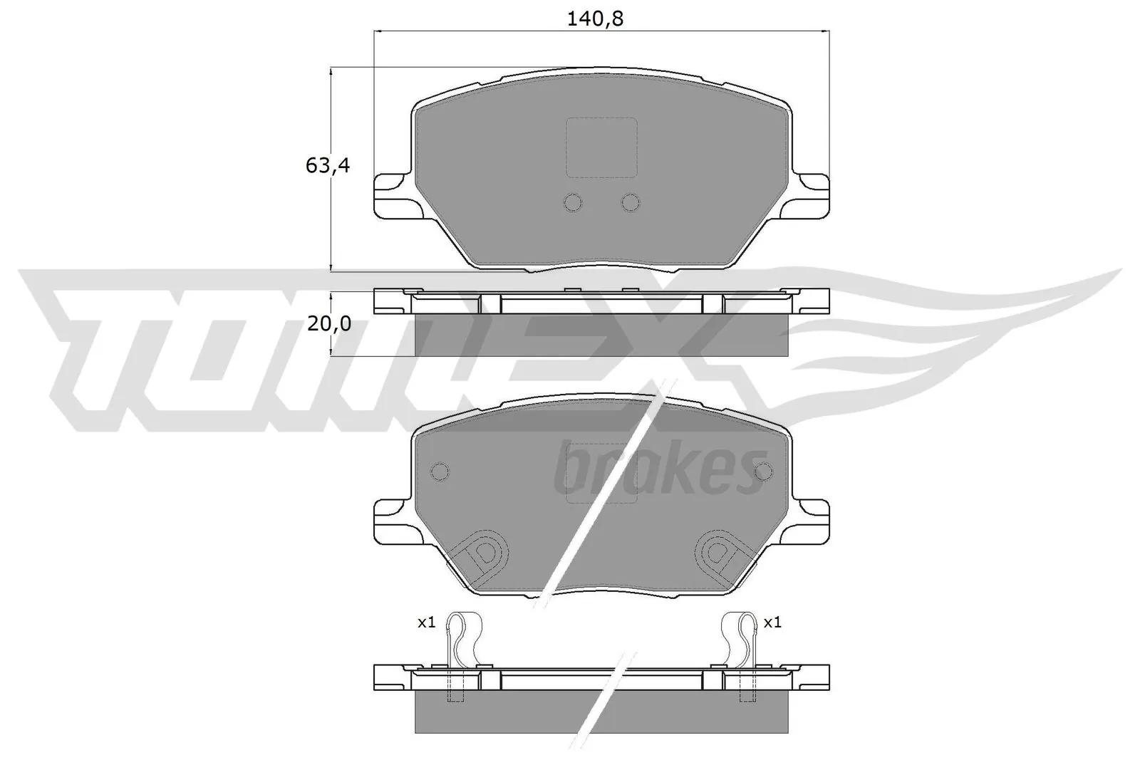 Klocki hamulcowe przednie tarczowe Fiat/Alfa/Lancia 77368211
