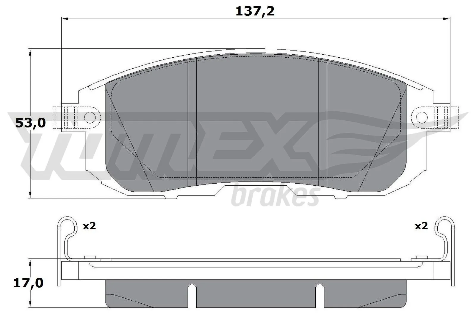 Klocki hamulcowe przednie tarczowe Nissan Tiida hatchback (C11X) (2004 - 2014) cena, od 30,03 USD