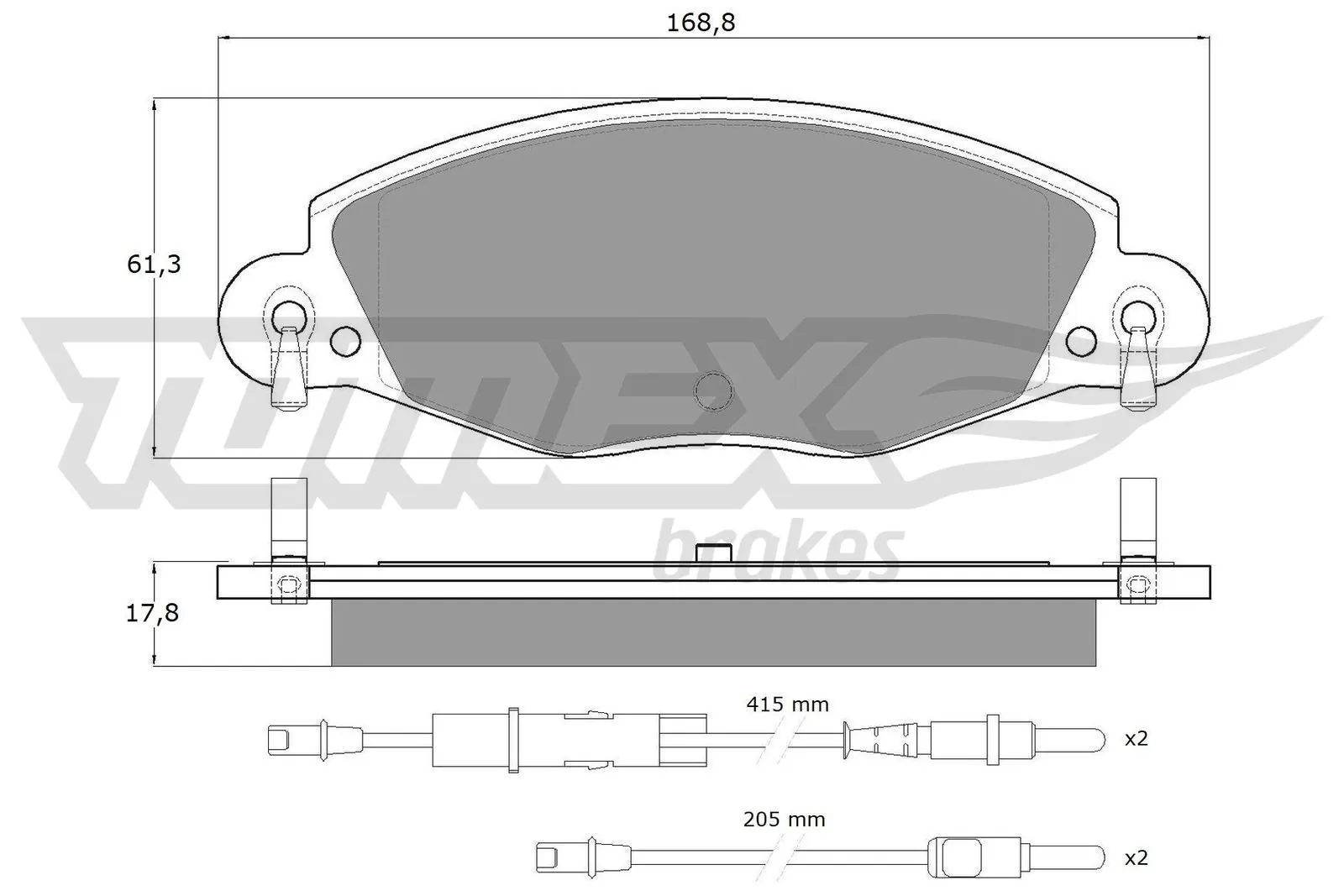  Klocki hamulcowe przednie tarczowe Citroen C5 1
