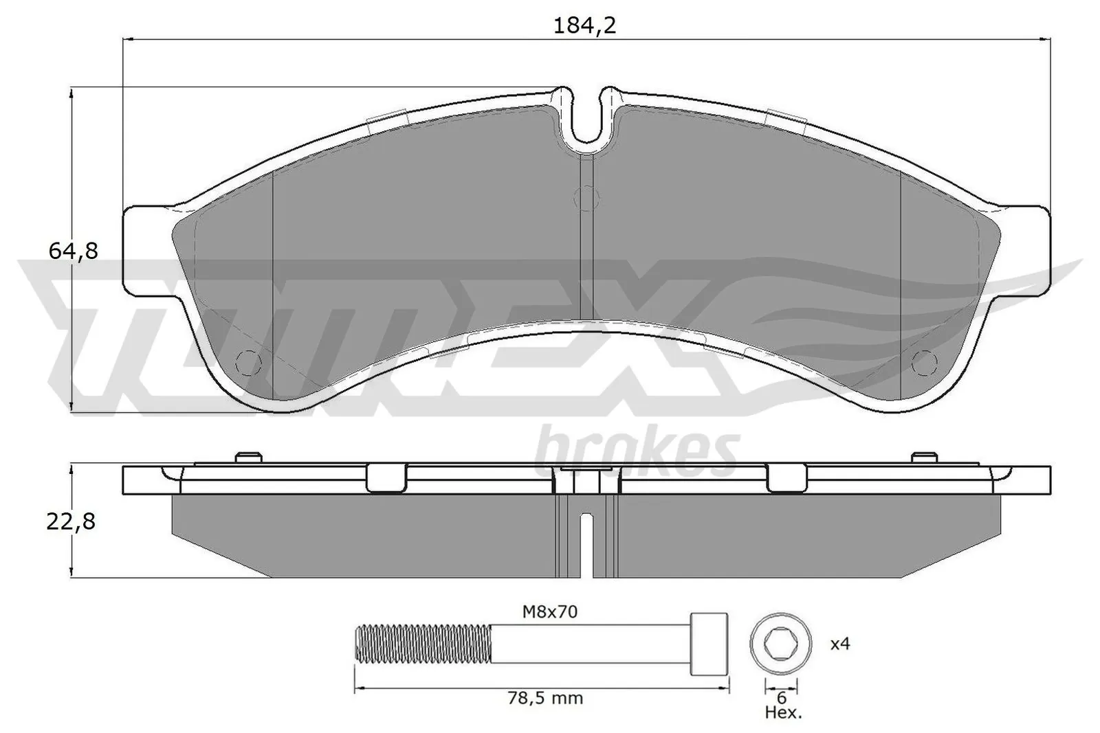 Okładziny (klocki) do hamulców tarczowych tylne Iveco 504232980 cena, od 29,05 USD