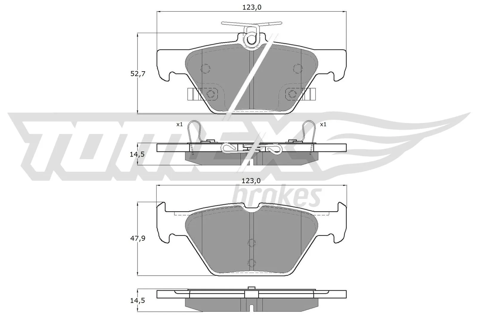  Okładziny (klocki) do hamulców tarczowych tylne Subaru Outback 5