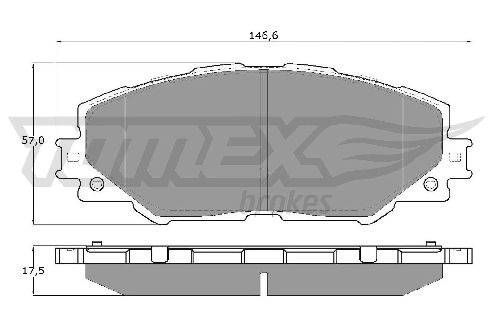 Klocki hamulcowe przednie tarczowe Toyota RAV4 III SUV (A3) (2005 - 2012) cena, od 25,14 USD