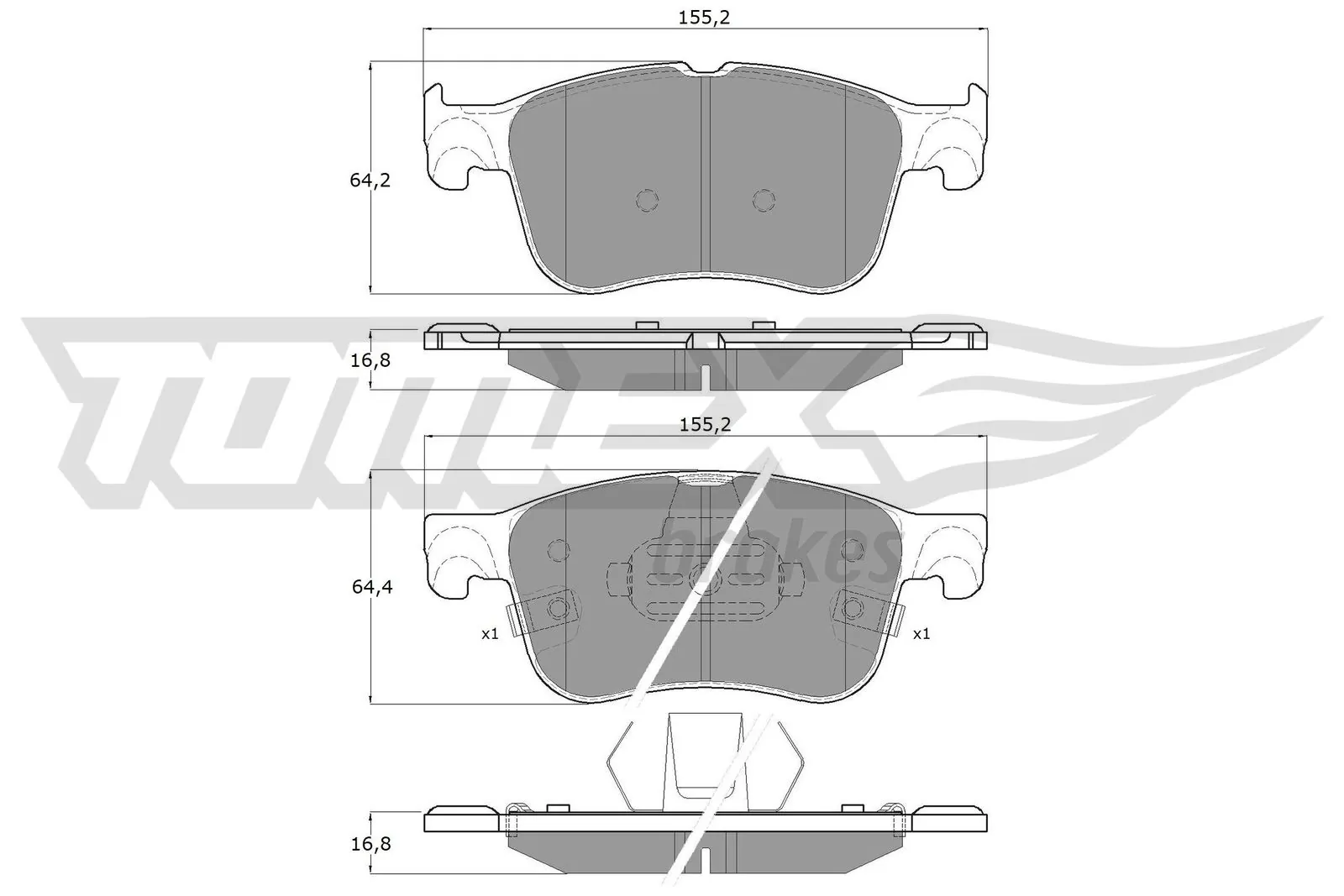 Klocki hamulcowe przednie tarczowe Ford Focus IV sedana (HM) (2018 - 2026) cena, od 44,16 USD