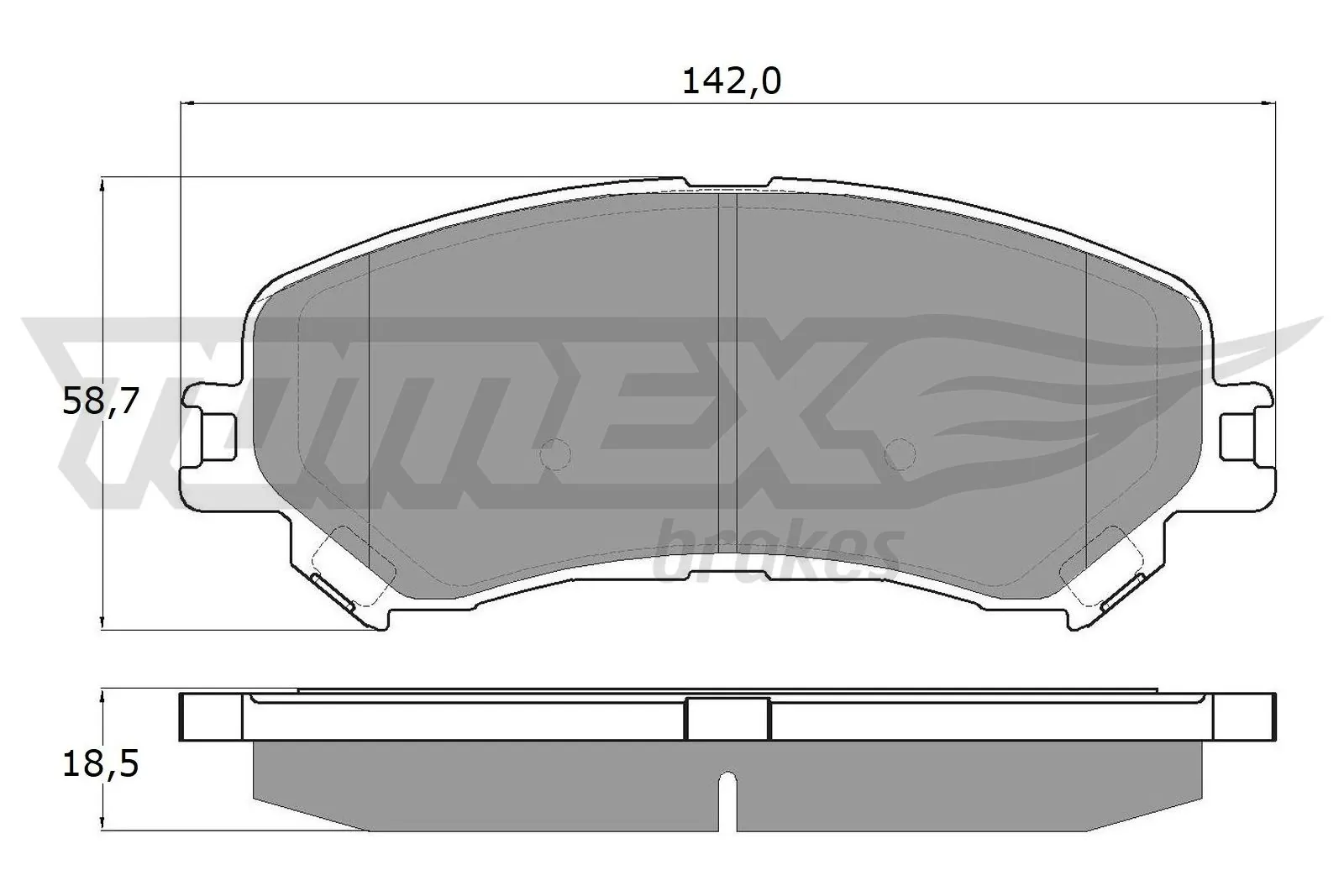 Klocki hamulcowe przednie tarczowe do Renault Scenic GRAND IV R9