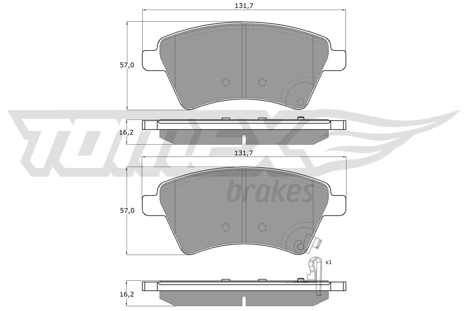  Klocki hamulcowe przednie tarczowe Suzuki SX4 