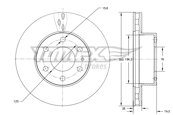 Tarcza hamulcowa przednia do Iveco Daily V 