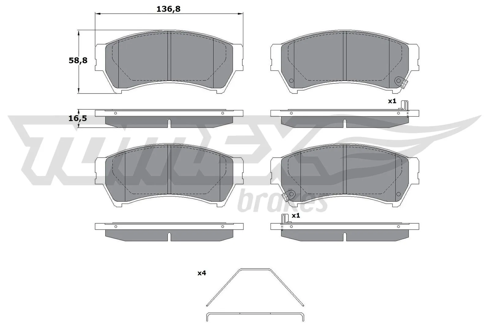 Klocki hamulcowe przednie tarczowe Ford GSYD3328ZA cena, od 15,53 USD