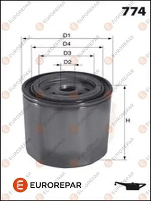 Filtr oleju Volvo 460