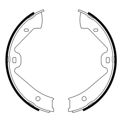 Klocki hamulca ręcznego 95835292500 Porsche