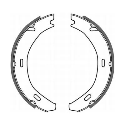  Klocki hamulca ręcznego Mercedes S 