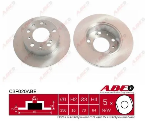 Tarcza hamulcowa przednia do Peugeot J5  290 P