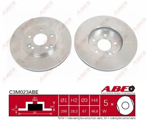 Tarcza hamulcowa przednia 36010929 Volvo
