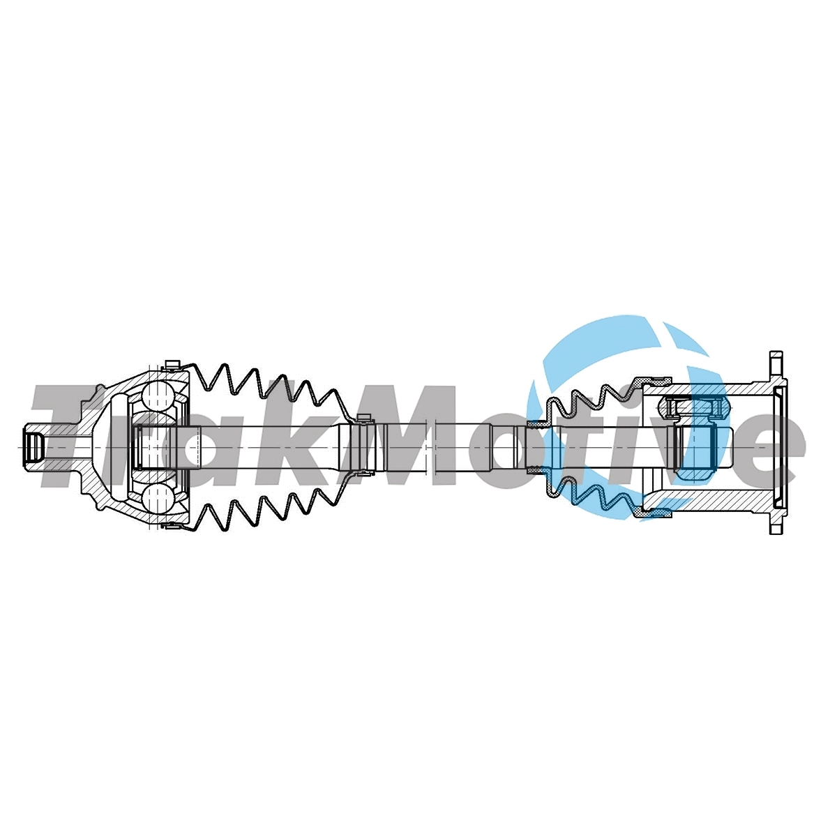 Półoś napędowa przednia lewa Audi A6 C6 sedana (4F2) (2004 - 2011) cena, od 68,20 USD