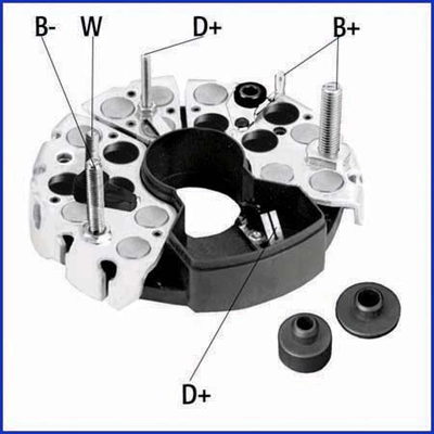 Mostek prostowniczy alternatora = Moster diodowy alternatora Iveco Eurocargo I