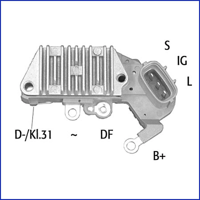 Do koszyka Regulator alternatora (przekaźnik ładowania) Toyota Previa  ACR3