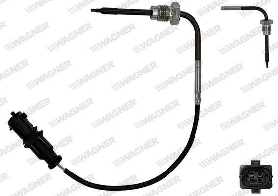 Czujnik temperatury spalin, w katalizatorze 855632 General Motors