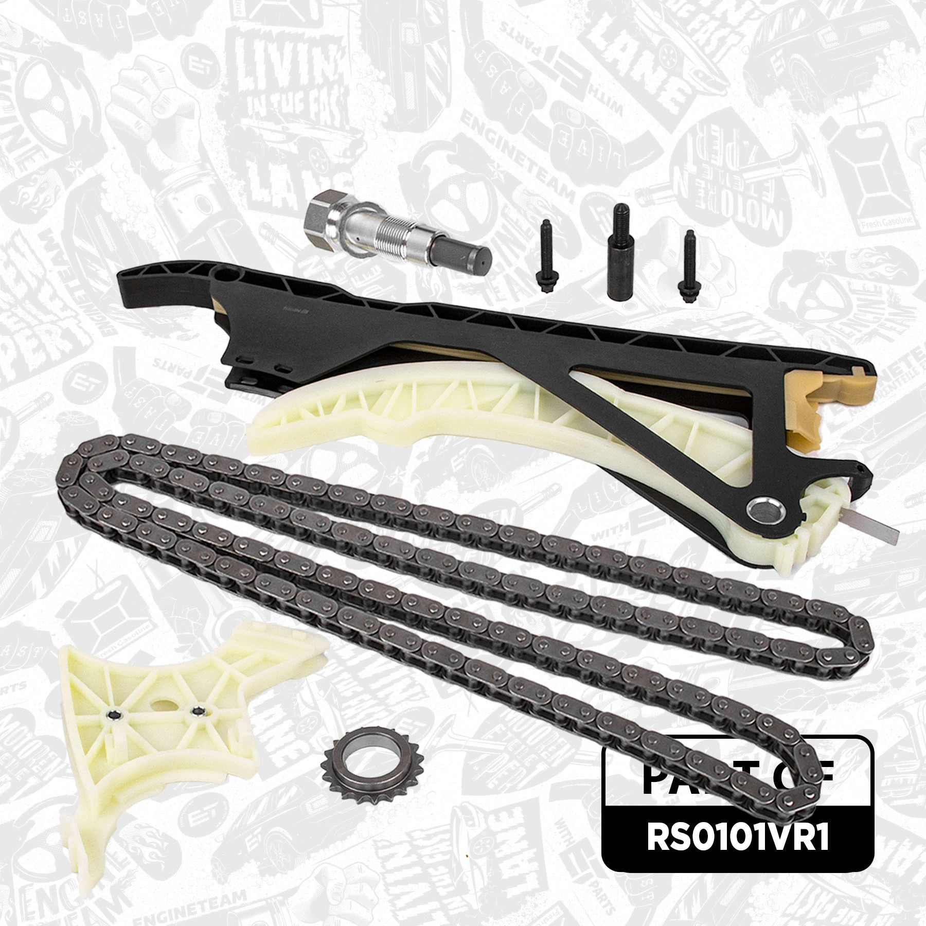 Do koszyka RS0101VR1 ET Engineteam Łańcuch rozrządu, zestaw