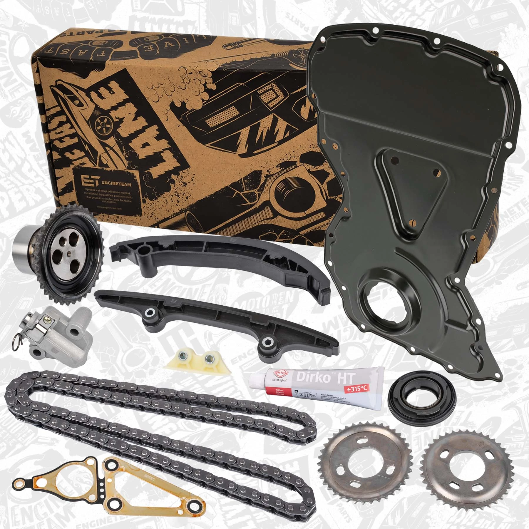 Łańcuch rozrządu, zestaw do Ford Transit VII V363