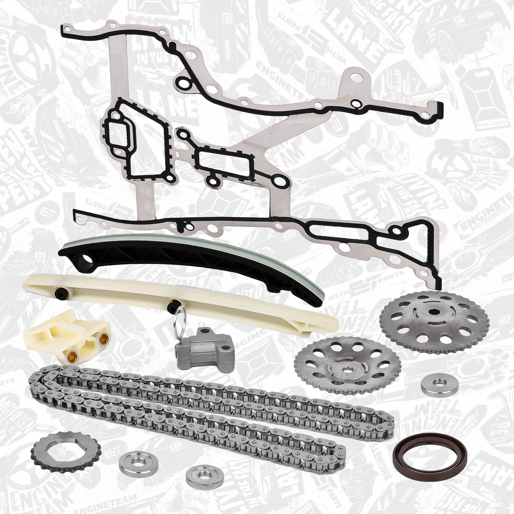 RS0008 ET Engineteam Łańcuch rozrządu, zestaw