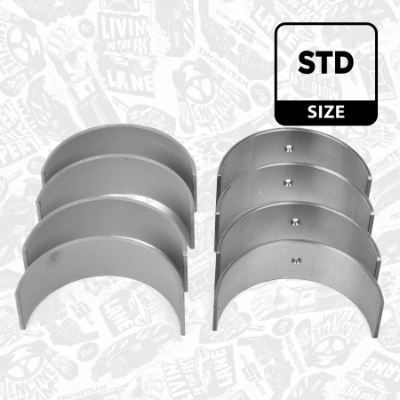 Panewki korbowodowe wału korbowego, zestaw, standardowe (STD) do Skoda Fabia I 6Y5