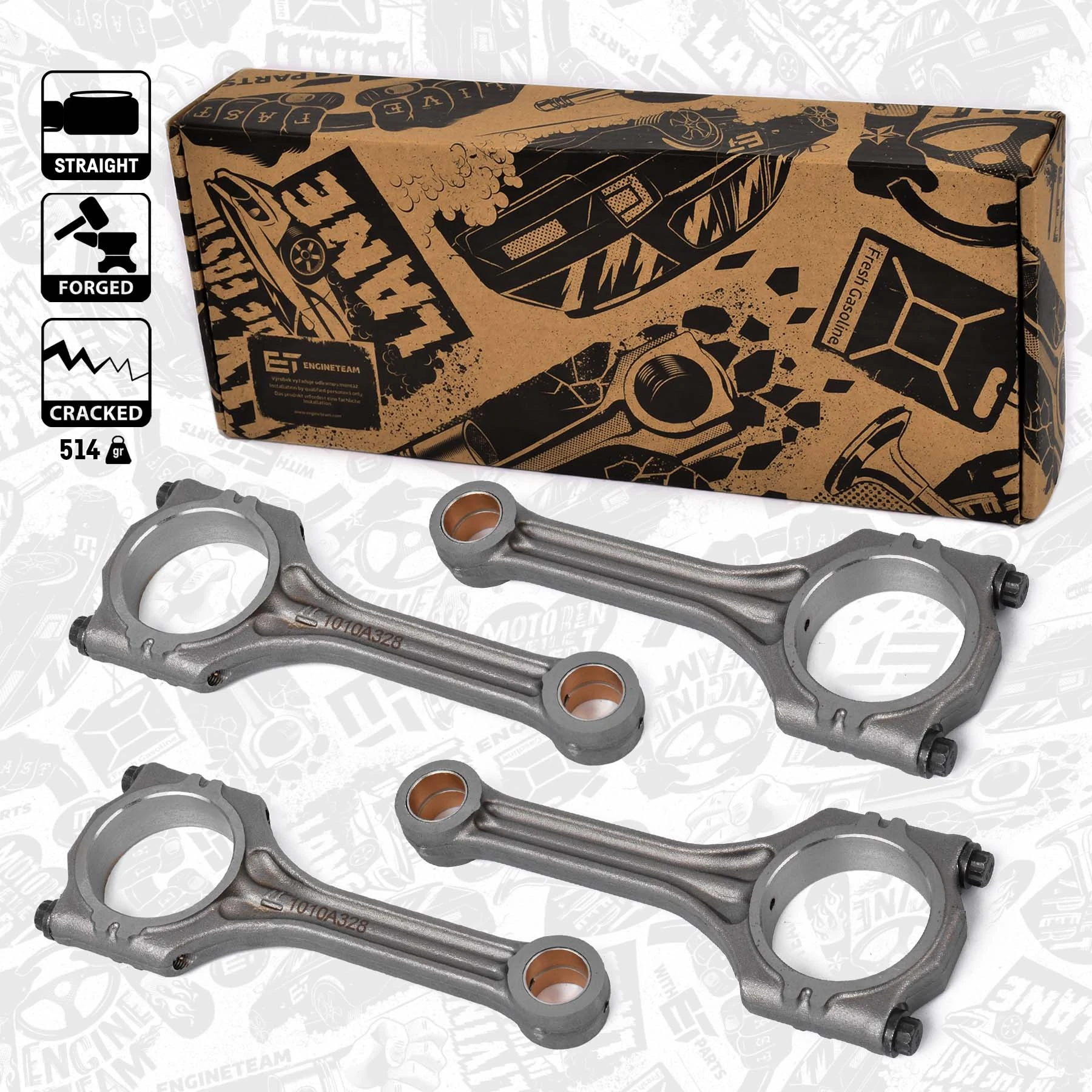 Korbowód tłoka silnika KSP KSP00088 cena, od 105,56 USD