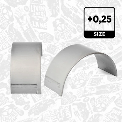 Panewki korbowodowe wału korbowego, zestaw, 1. naprawa (+0,25) Hyundai H-1 STAREX