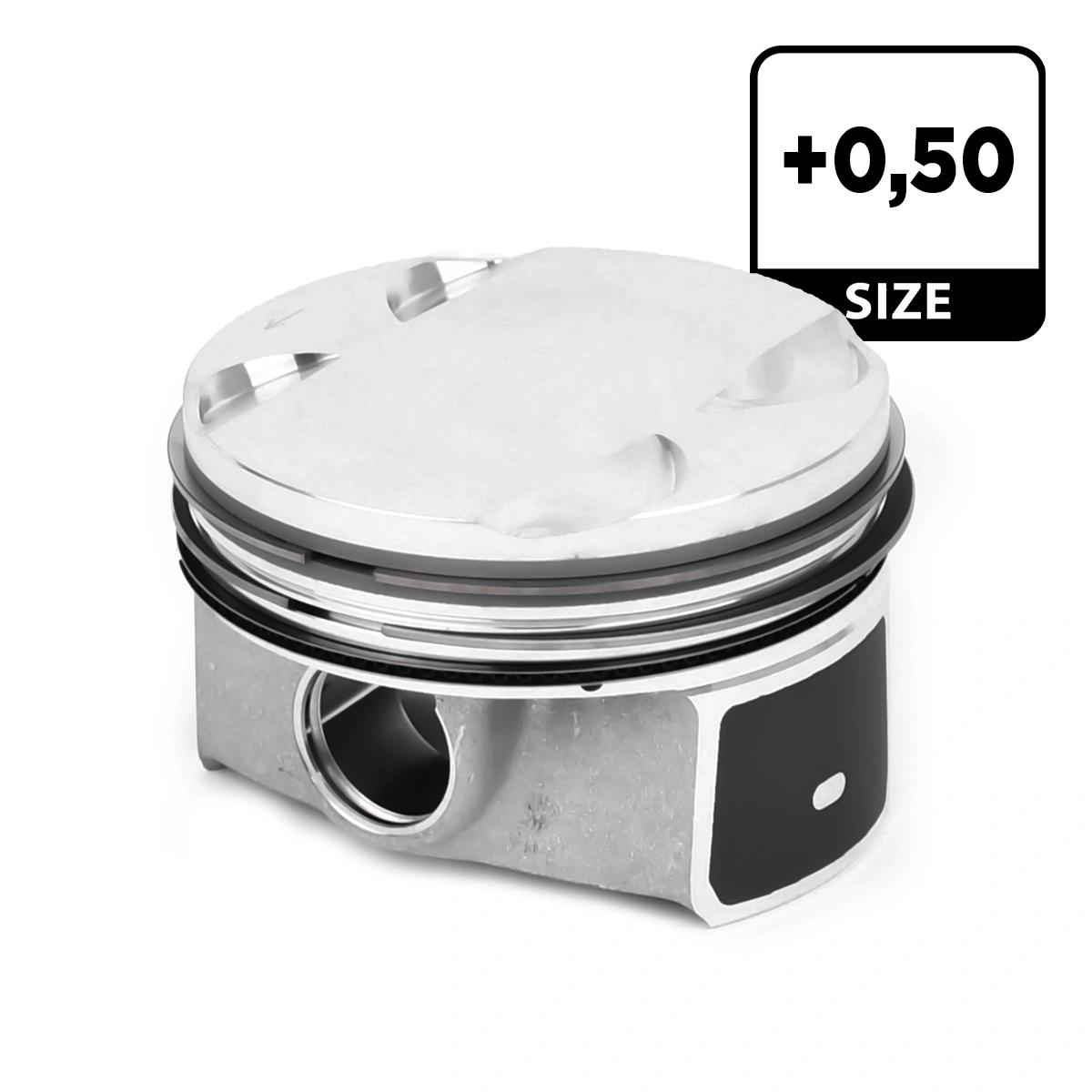 Tłok, komplet na 1 cylinder, 2. naprawa (+0,50) do Volkswagen Caddy IV SAB, SAJ
