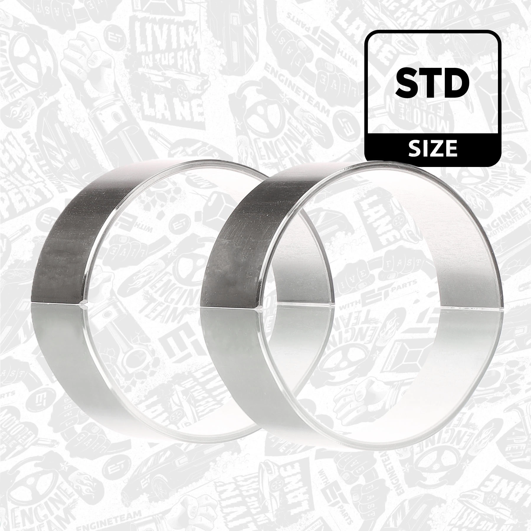  Panewki korbowodowe wału korbowego, zestaw, standardowe (STD) Opel Movano 