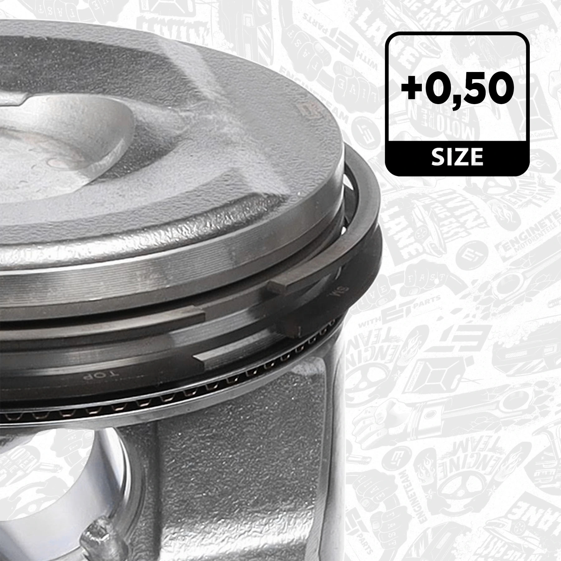 Tłok, komplet do jednego cylindru, STD Peugeot 308 CC kabriolet (4B) (2009 - 2015) cena, od 107,74 USD