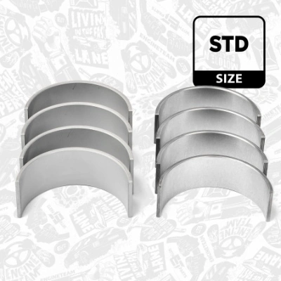  Panewki korbowodowe wału korbowego, zestaw, standardowe (STD) Renault Kangoo 1