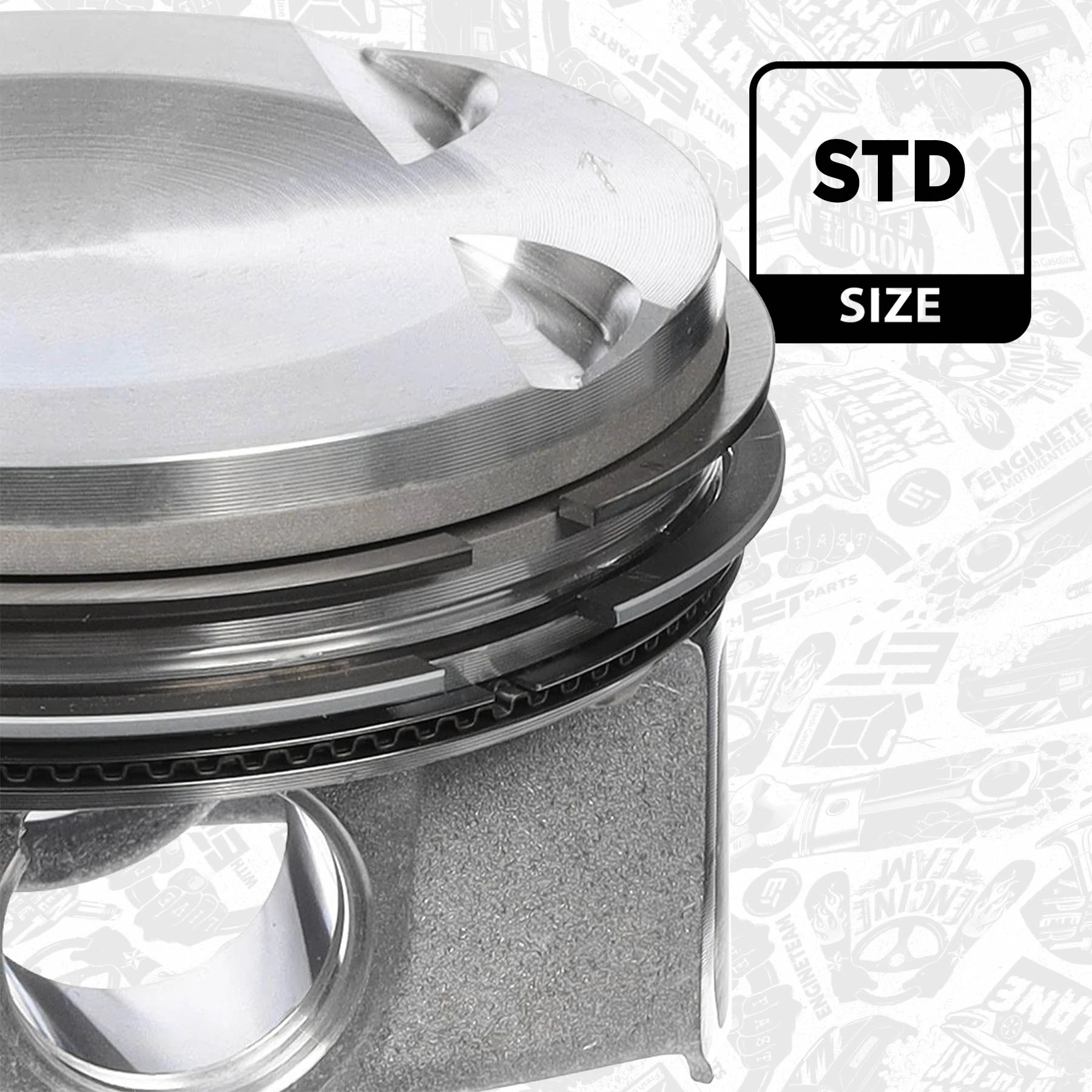 Tłok, komplet do jednego cylindru, STD Volkswagen Polo V RUS sedana (602, 604, 612, 614) (2010 - 2026) cena, od 145,05 USD