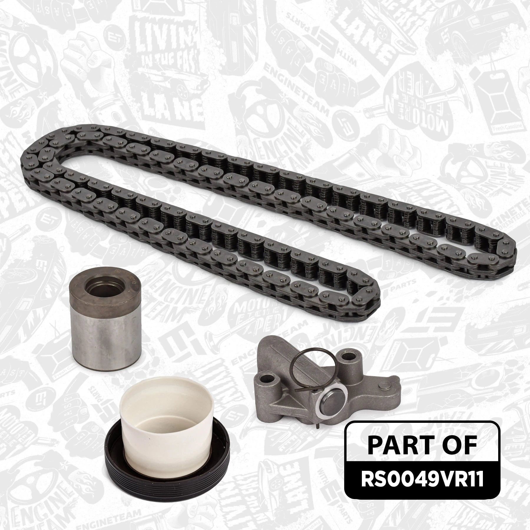 Łańcuch rozrządu, zestaw do Volkswagen Polo V RUS 602, 604, 612, 614