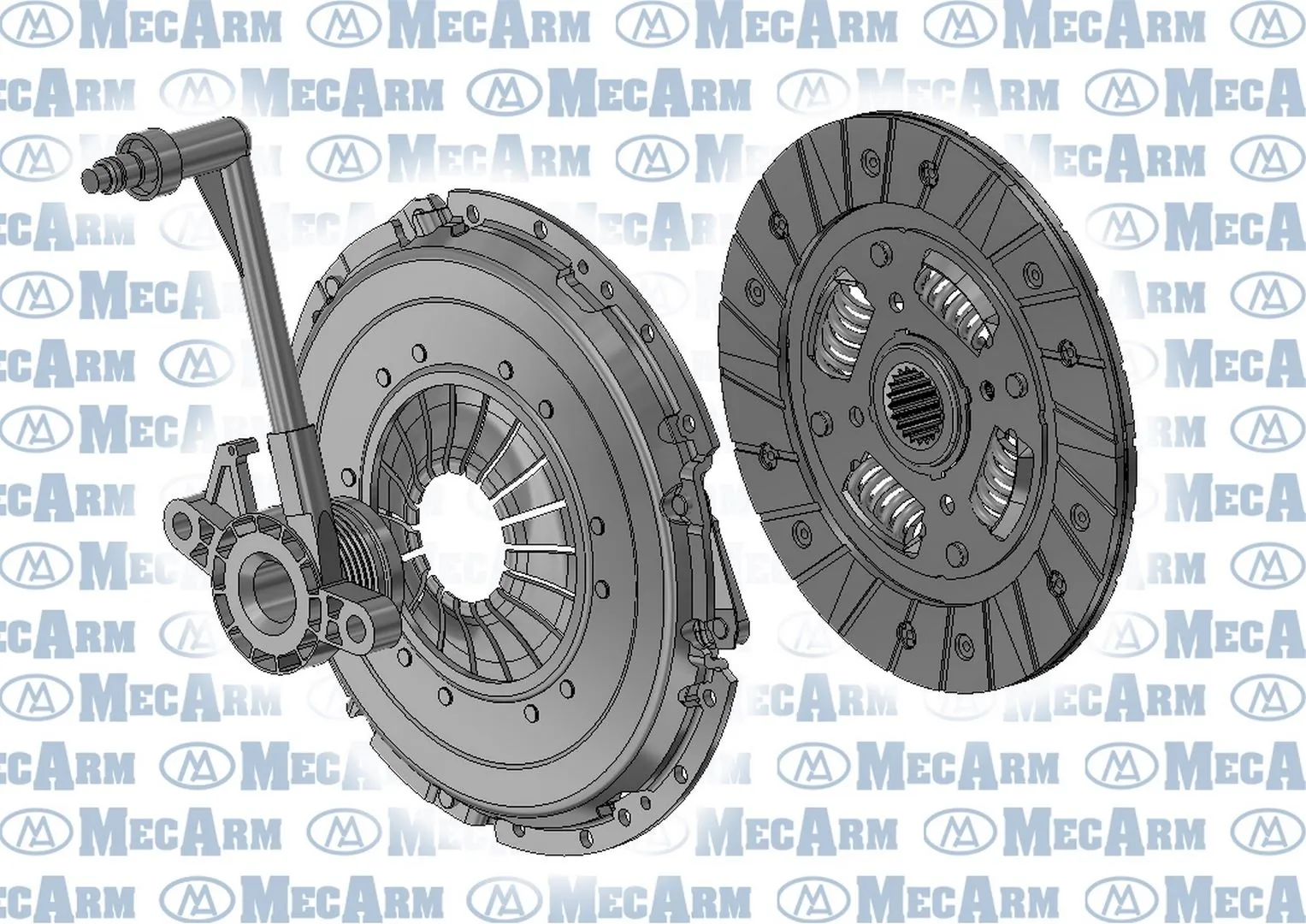 Zestaw sprzęgła (3 części) 55261925 Fiat/Alfa/Lancia