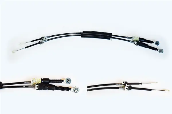 Do koszyka Linka dźwigni zmiany biegów podwójna Dacia Logan I LS